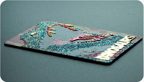 Tactile Texture card display